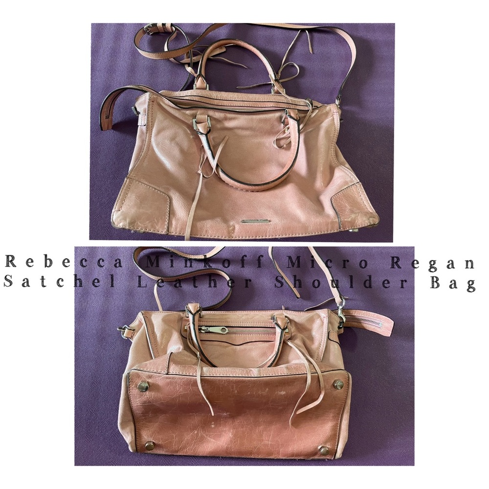 Rebecca Minkoff Micro Regan Satchel Leather Shoulder Bag - medium